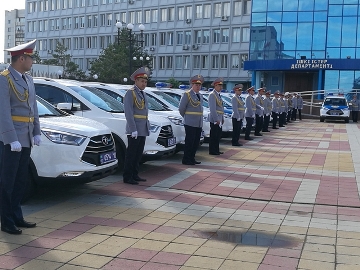 Автомобили JAC S3 поступили на службу в казахстанскую полицию
